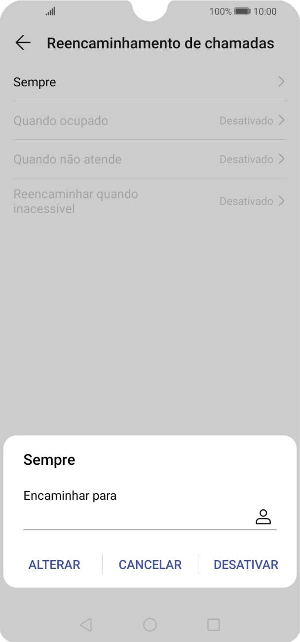 Prima DESATIVAR.