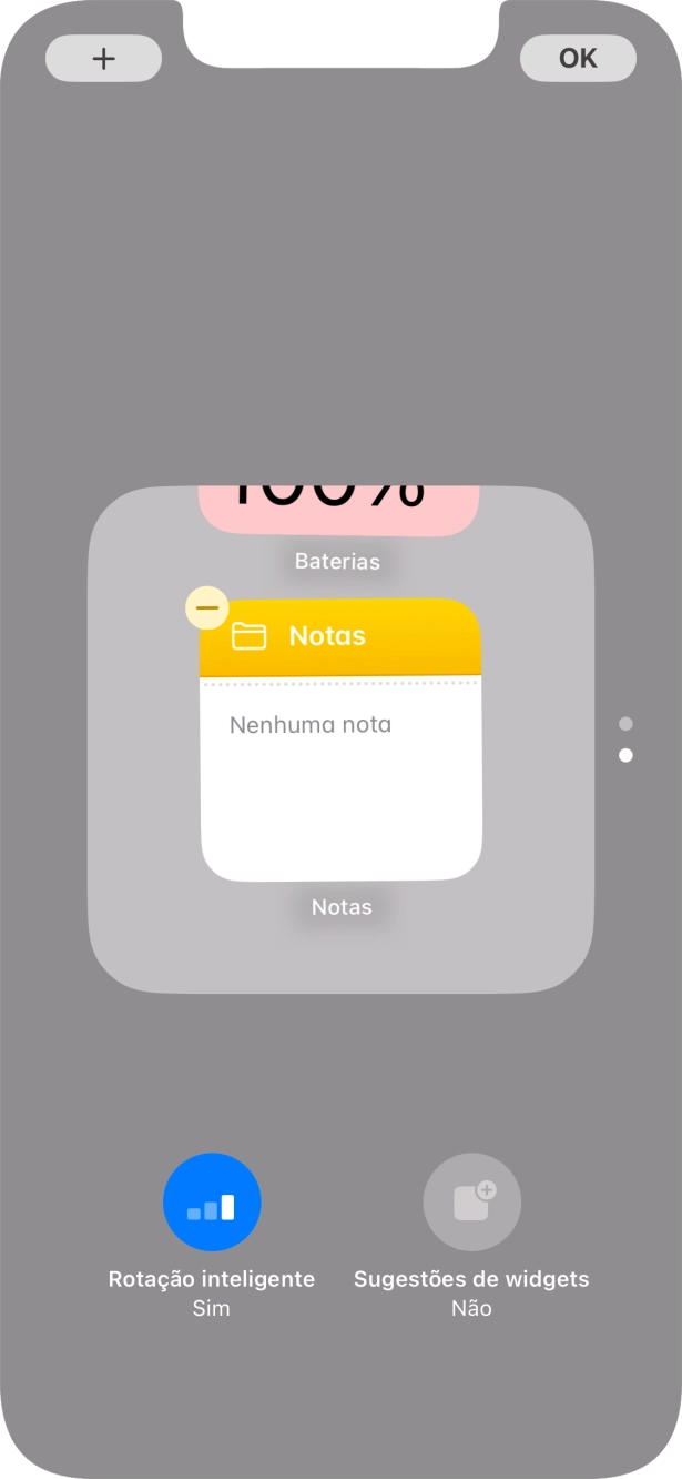 Prima Rotação inteligente para ativar ou desativar a função.