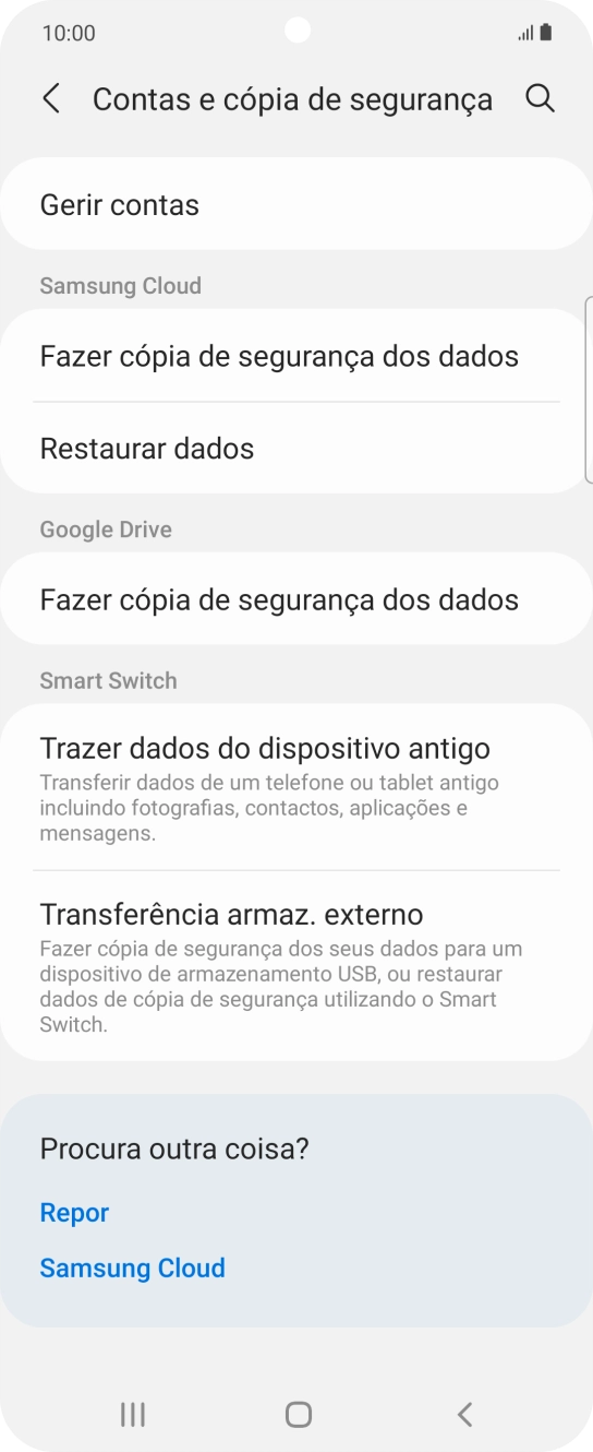 Prima Gerir contas.