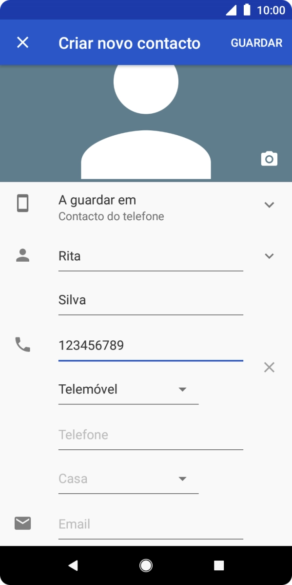 Prima GUARDAR.