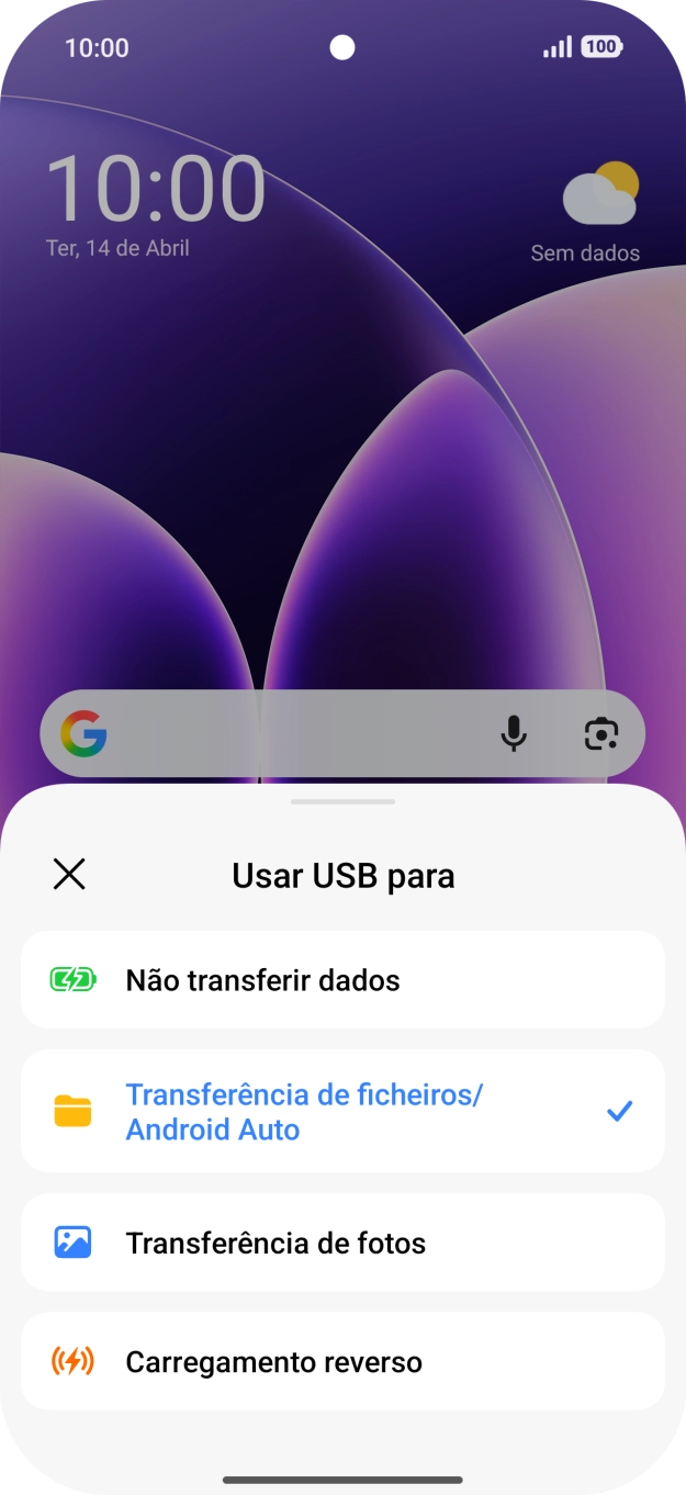 Prima Transferência de ficheiros/Android Auto.