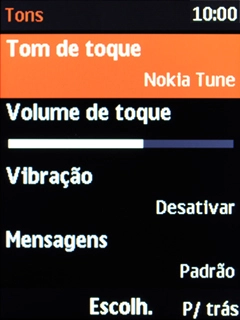 Escolha Tom de toque.