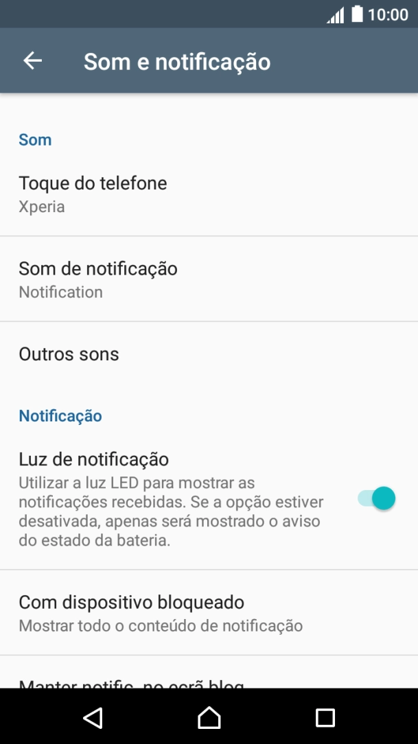 Prima Toque do telefone.