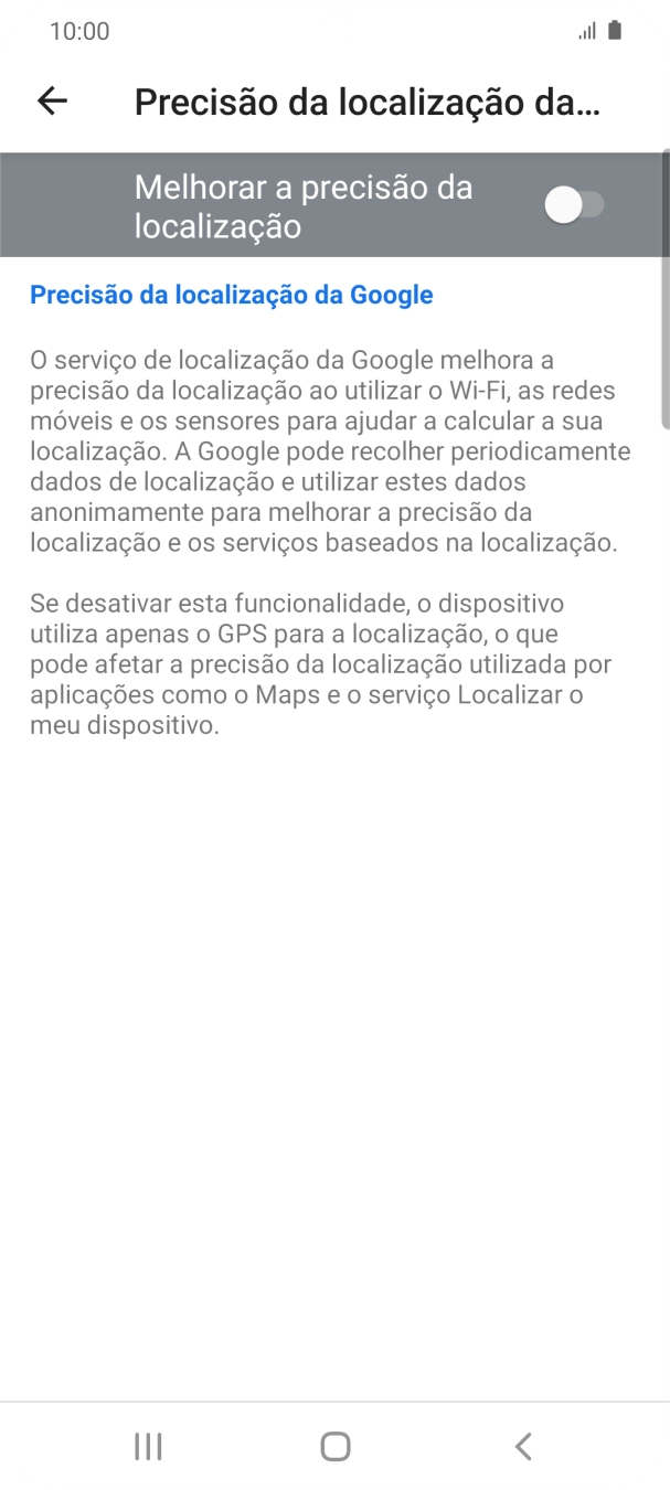 Se premir o indicador junto a 