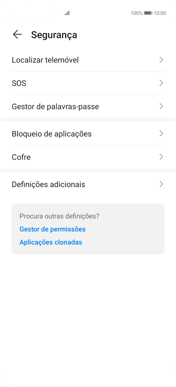 Prima Definições adicionais.