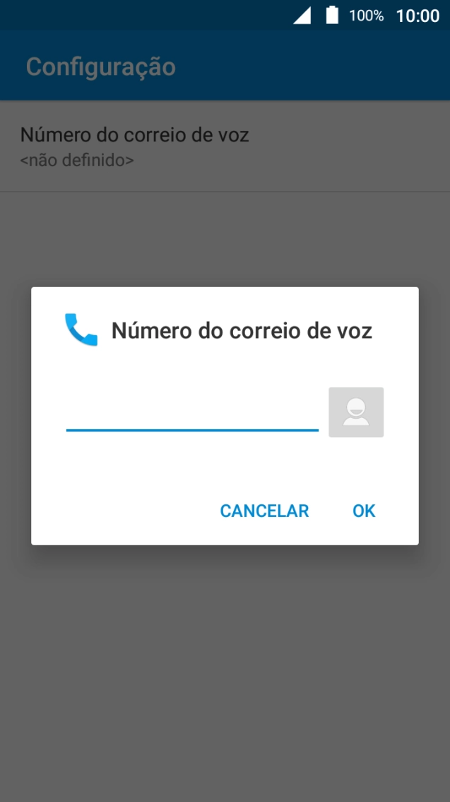 Introduza 123 e prima OK.