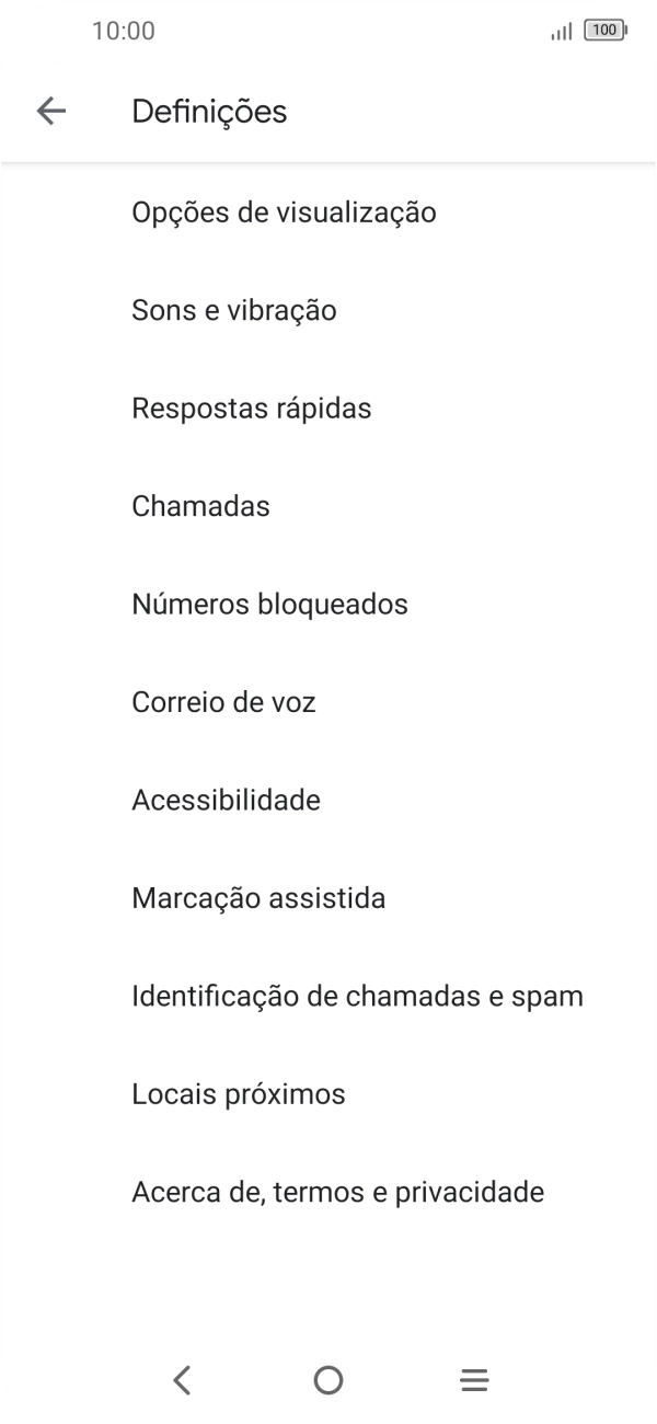 Prima Correio de voz.