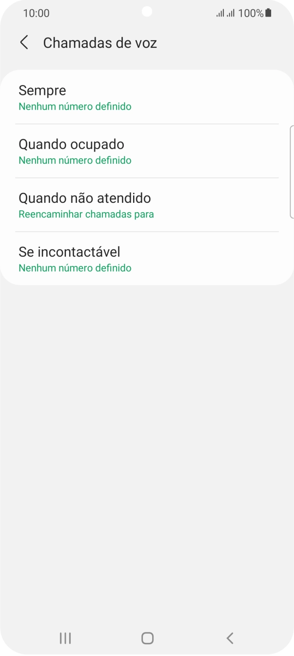 Prima a tecla de início para terminar e voltar ao ecrã inicial.