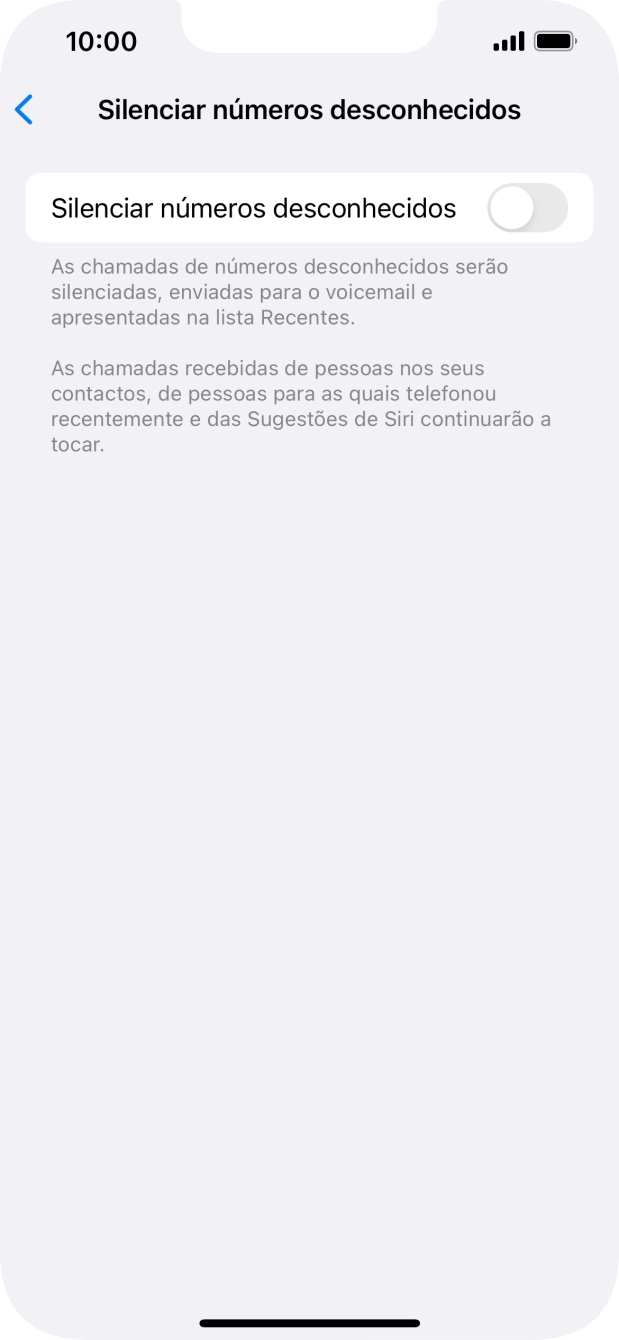 Para voltar ao ecrã inicial, deslize o dedo de baixo para cima a partir da base do ecrã.