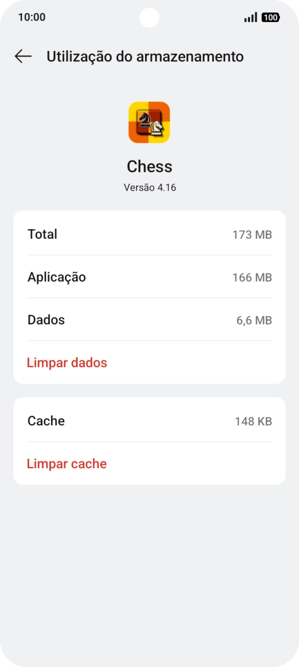 Prima Limpar cache.
