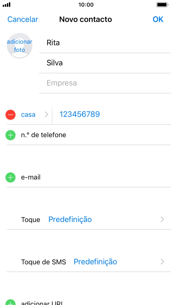 Prima OK.