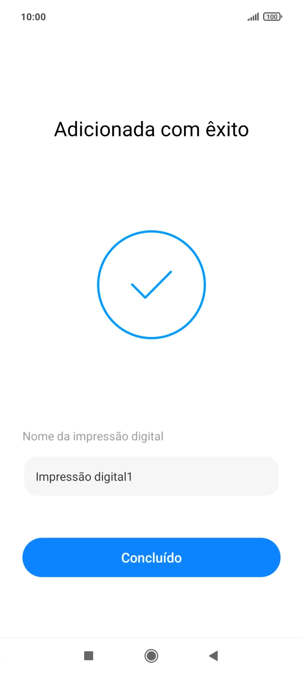 Prima Concluído.