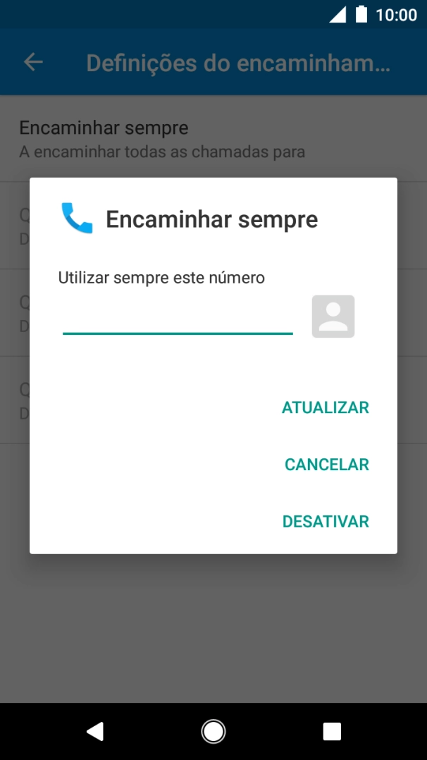 Prima DESATIVAR.