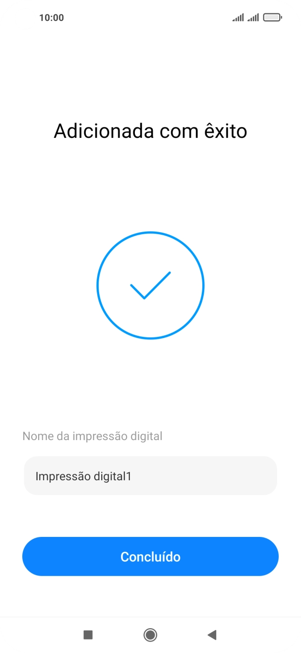 Prima Concluído.