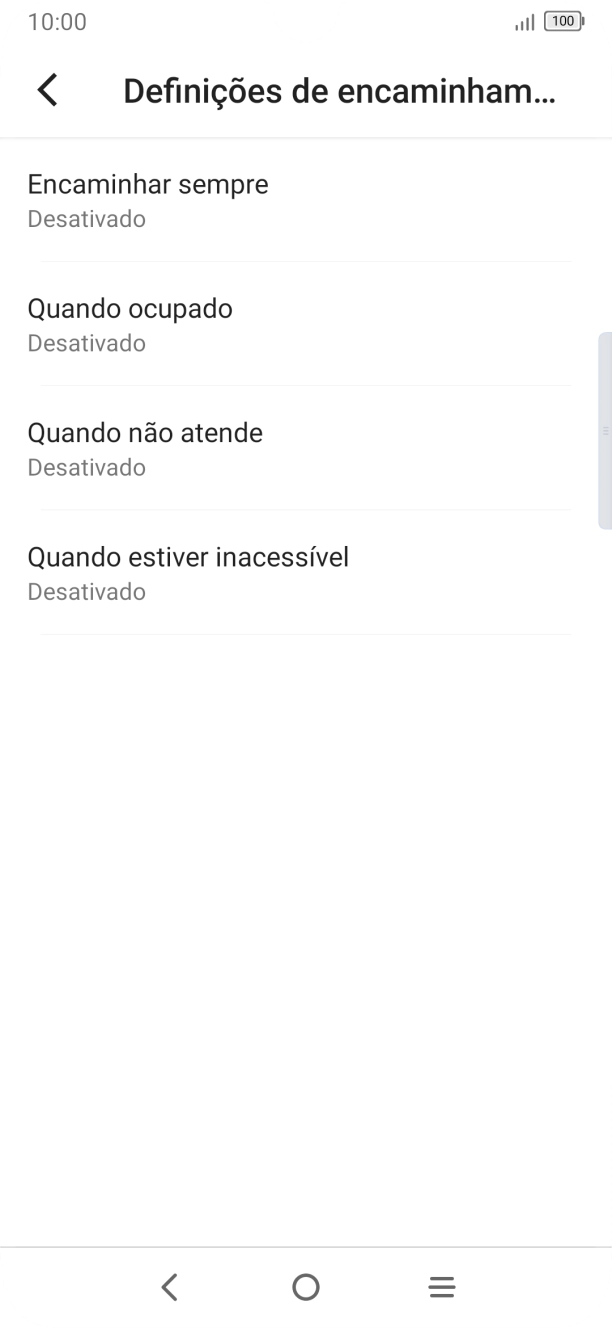 Prima a tecla de início para terminar e voltar ao ecrã inicial.