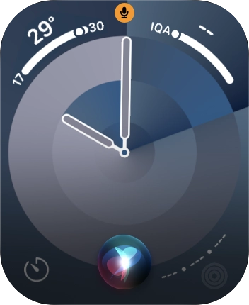 Diga com as suas palavras o que pretende que o seu Apple Watch faça.