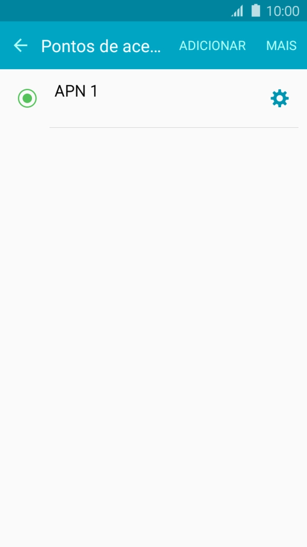 Prima ADICIONAR.