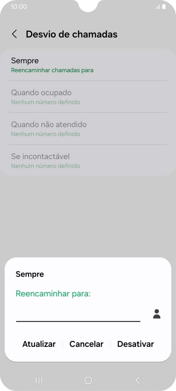 Prima Desativar.