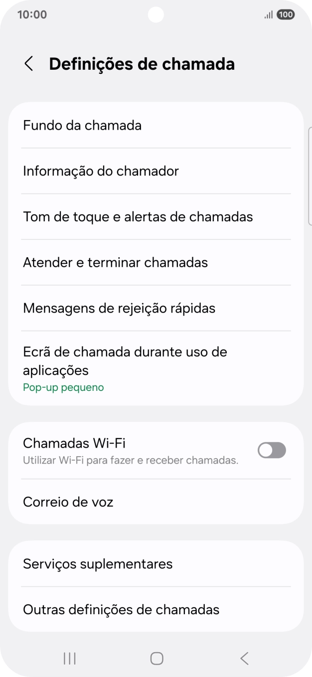 Prima Correio de voz.