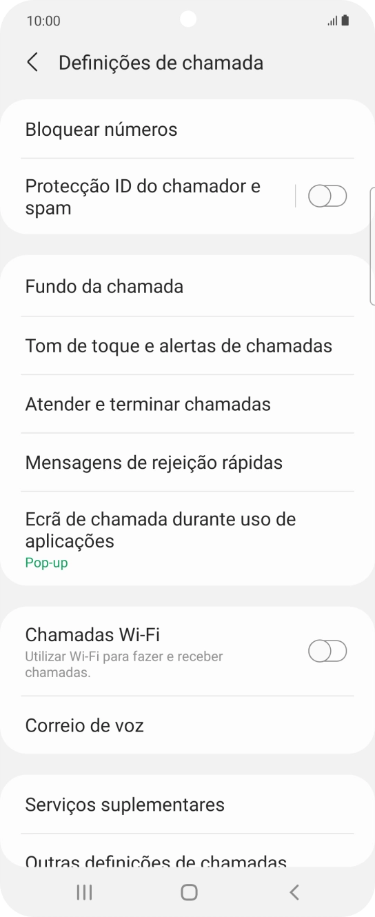 Prima Correio de voz.