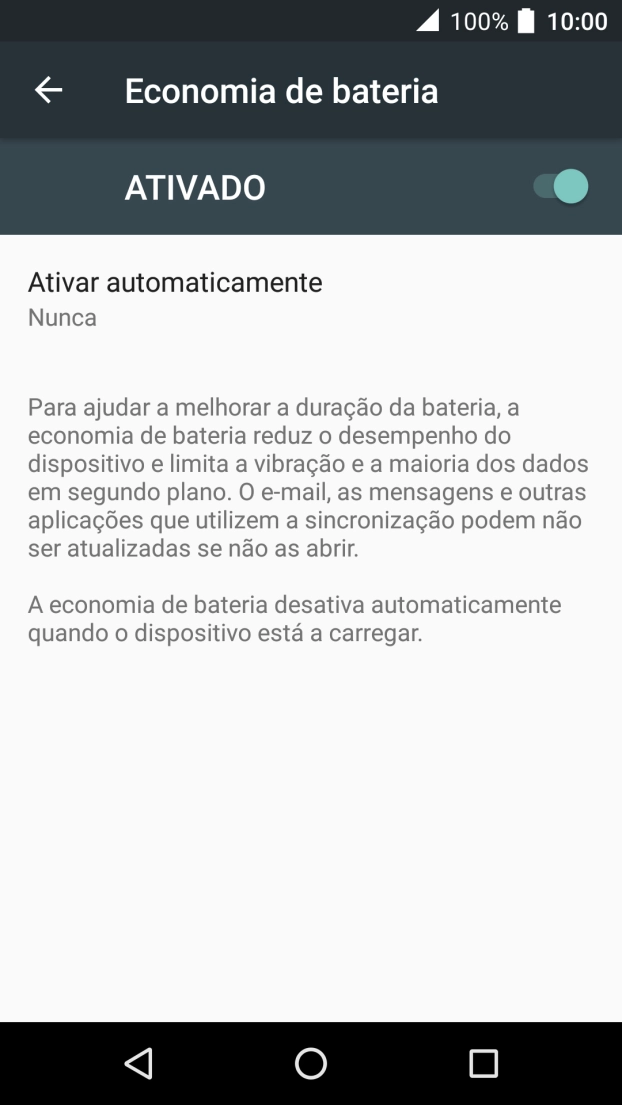 Prima a tecla de início para terminar e voltar ao ecrã inicial.