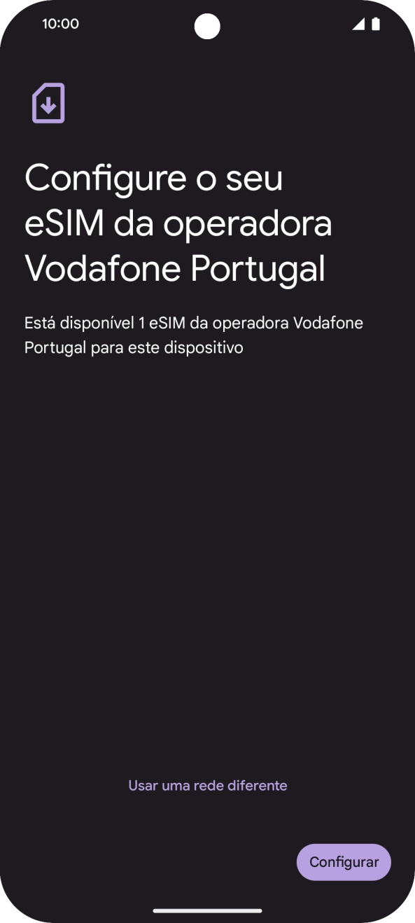 Prima Configurar.