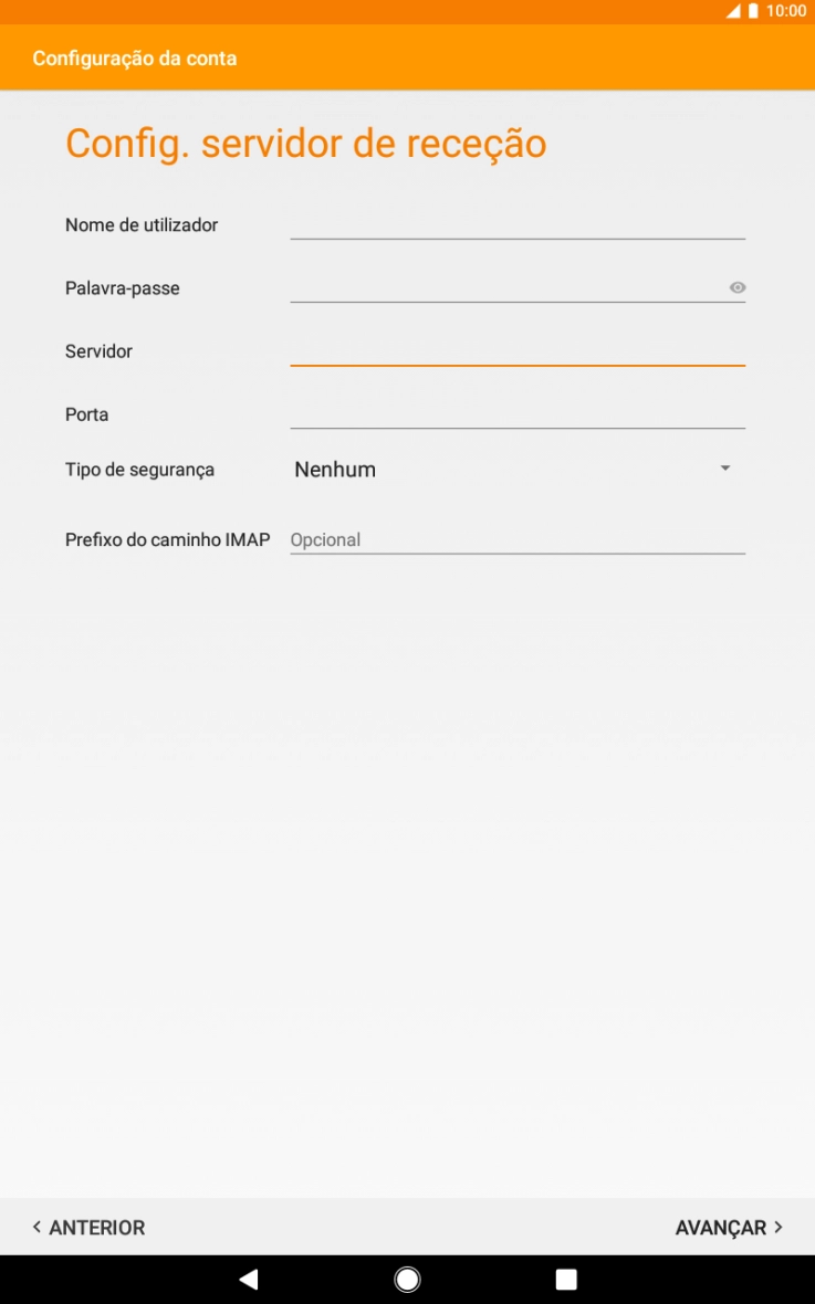 Prima a lista suspensa junto a 