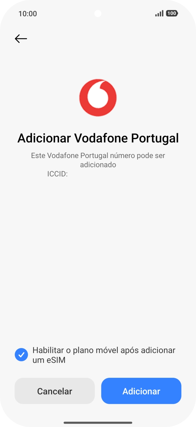 Prima Adicionar.