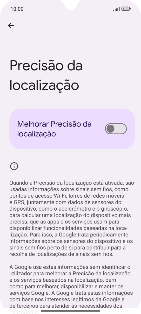 Se premir o indicador junto a 