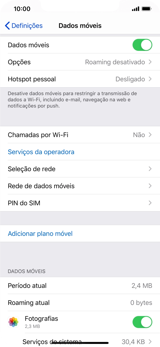 Prima Rede de dados móveis.
