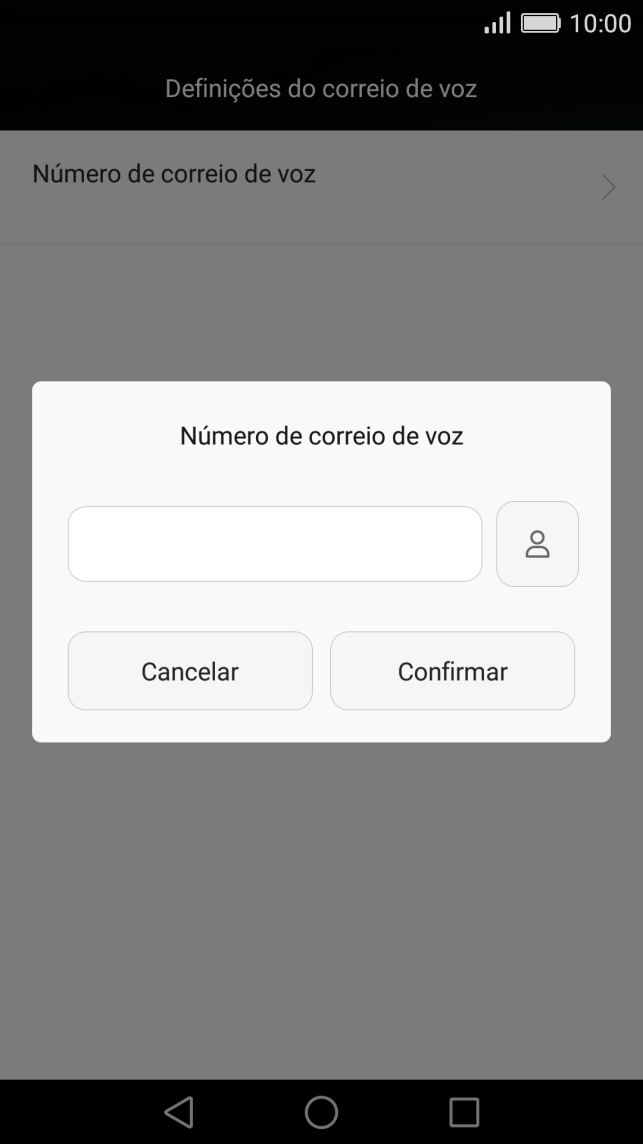Introduza 123 e prima Confirmar.