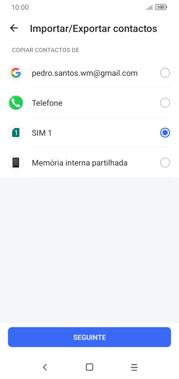 Prima SEGUINTE.