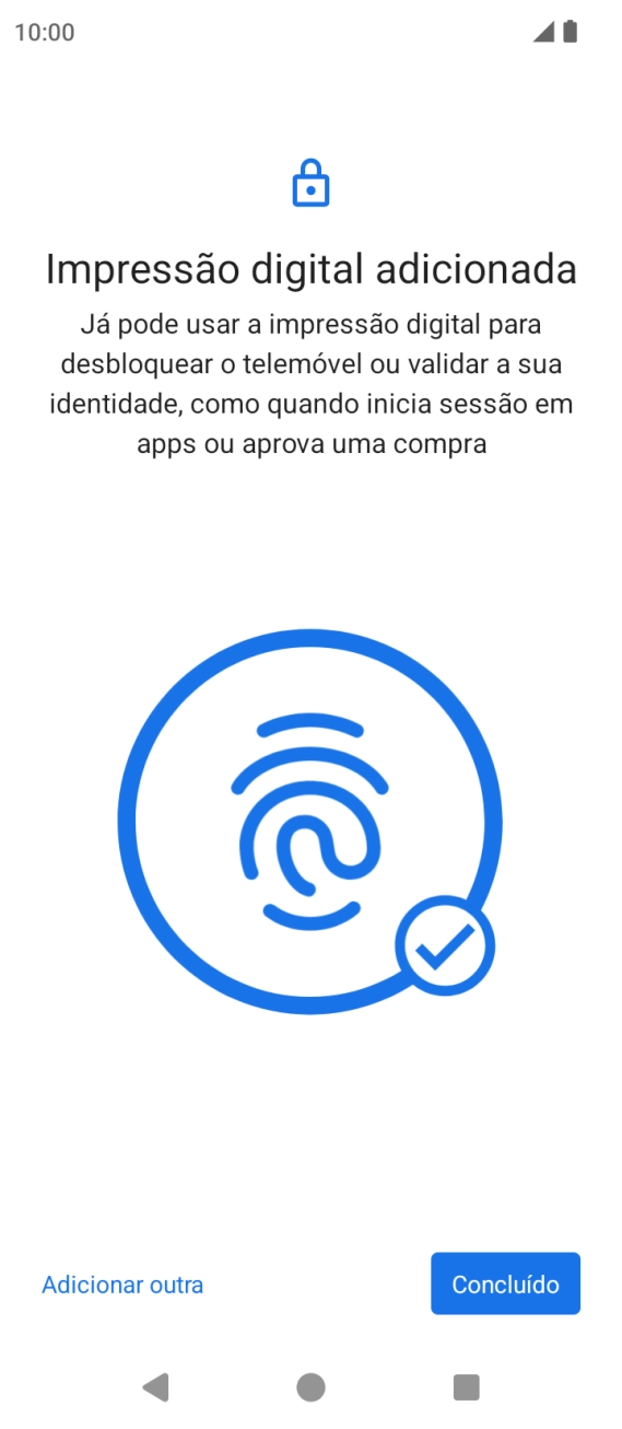 Prima Concluído.