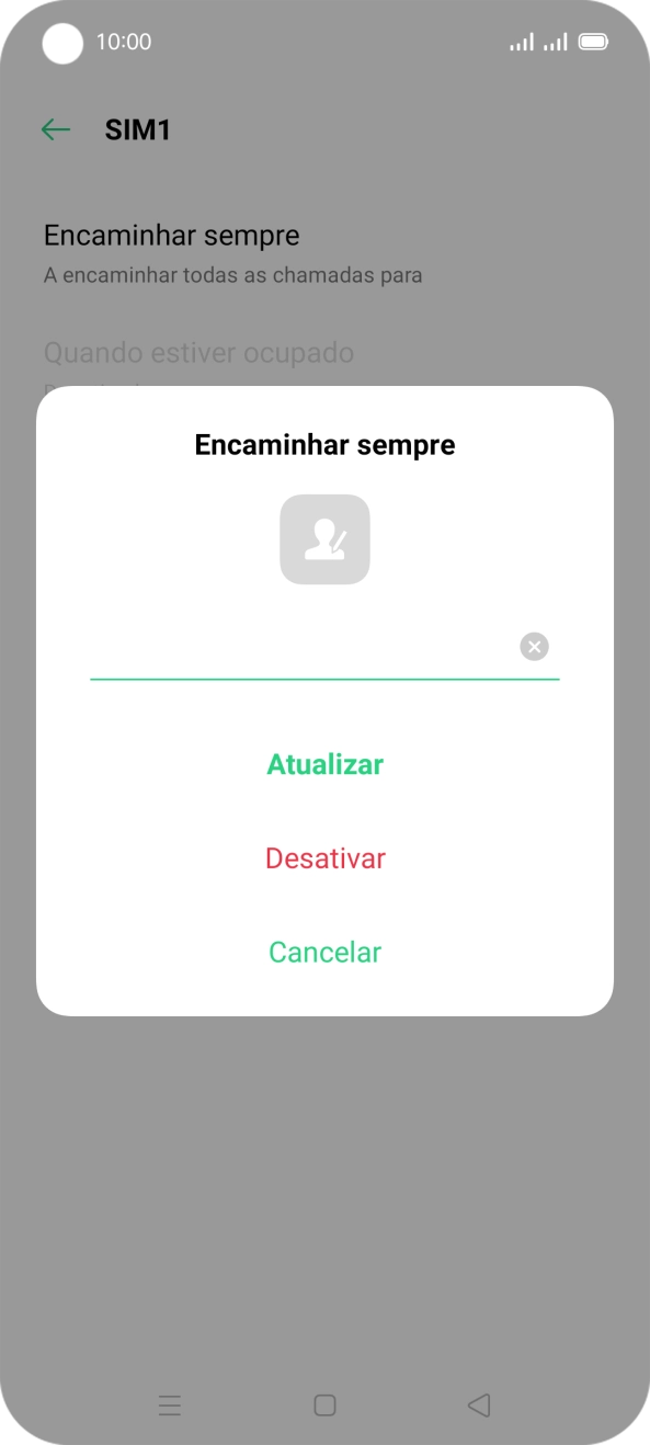 Prima Desativar.