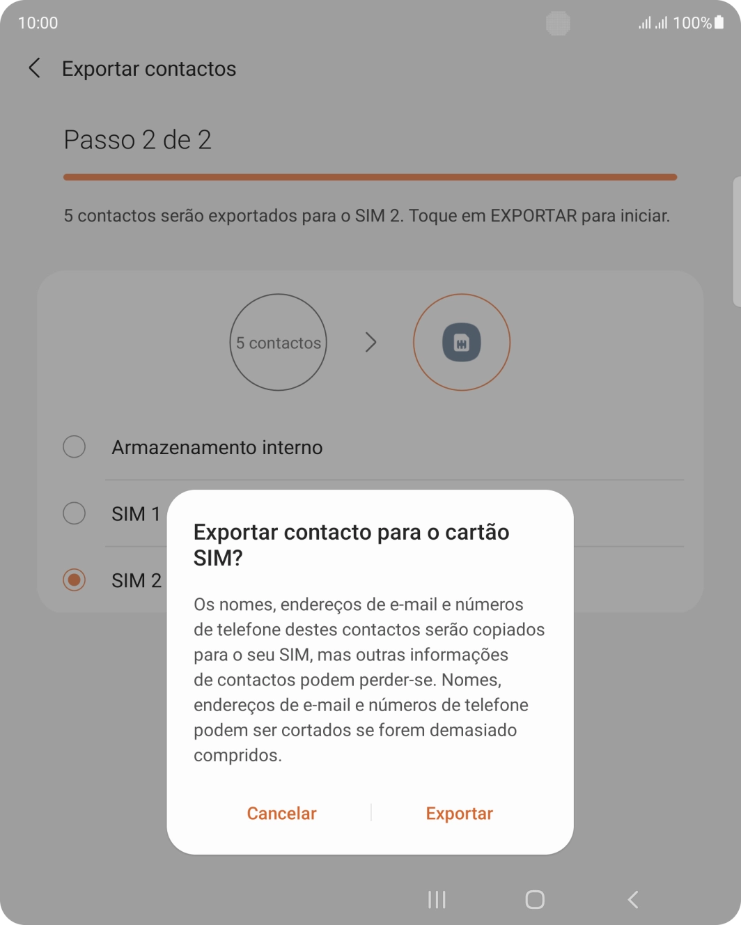 Prima Exportar.