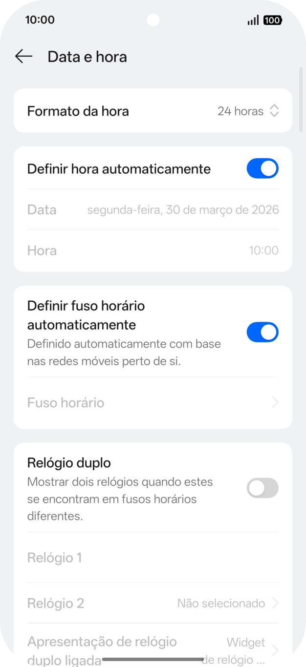 Para voltar ao ecrã inicial, deslize o dedo de baixo para cima a partir da base do ecrã.