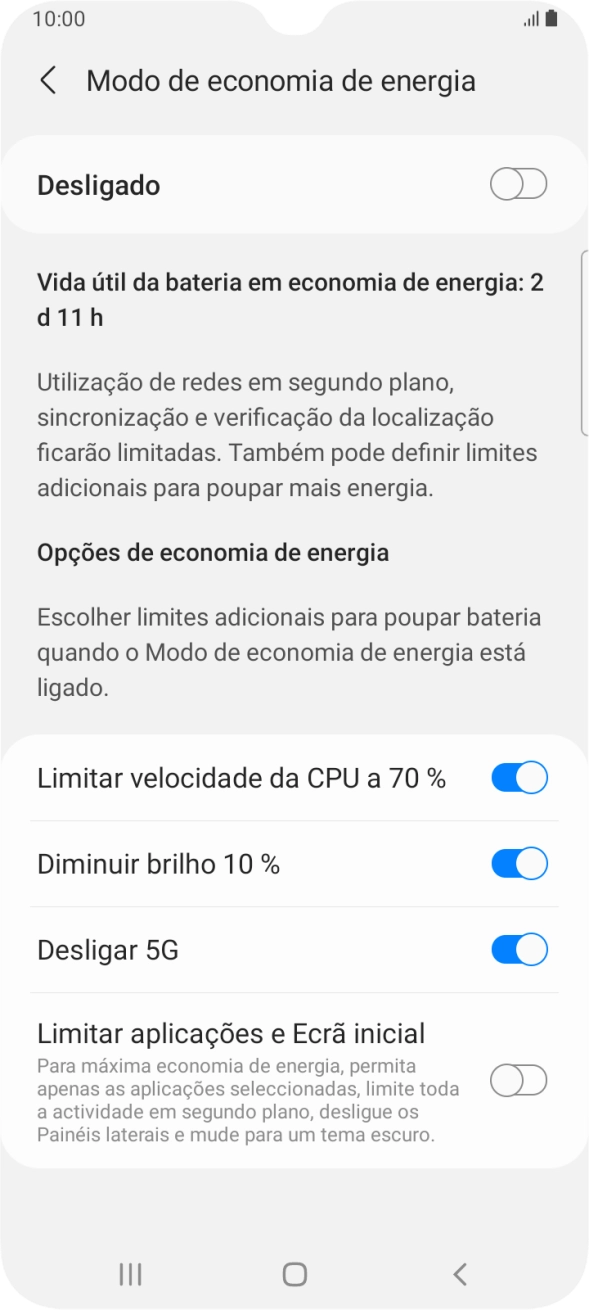 Prima os indicadores  junto das definições pretendidas.