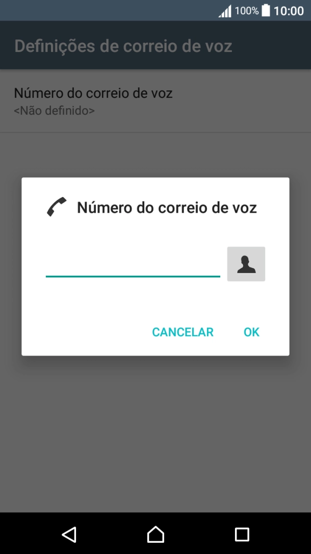 Introduza 123 e prima OK.