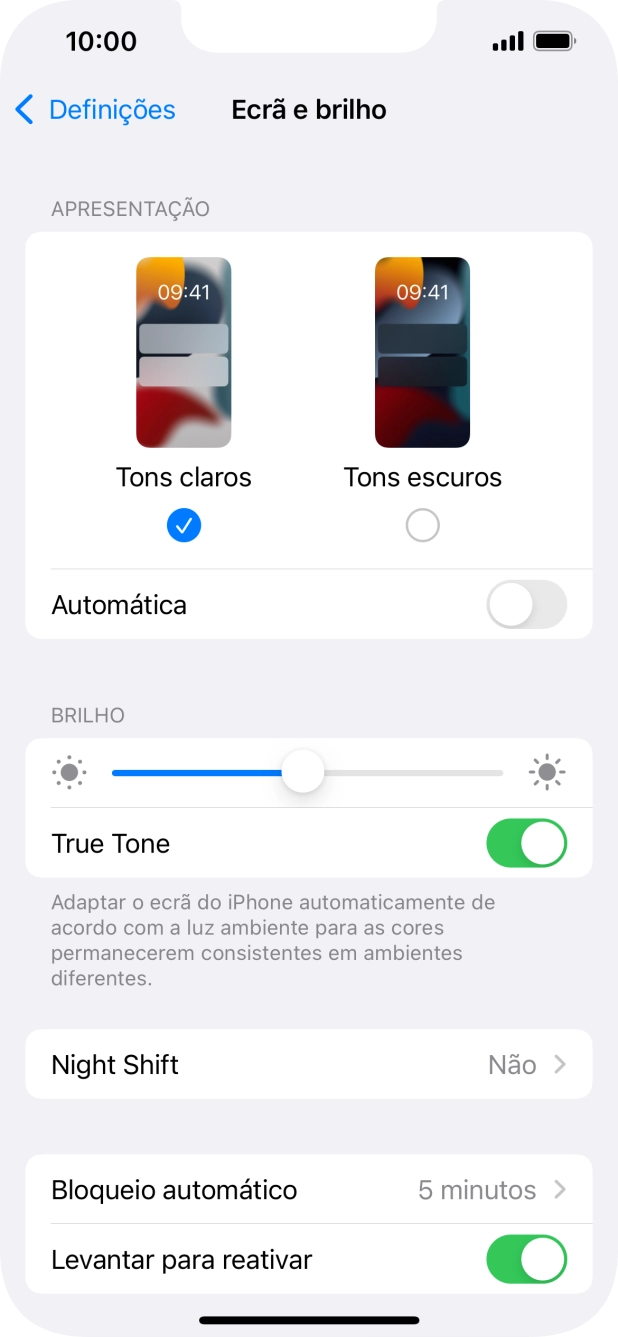 Prima Tons escuros.