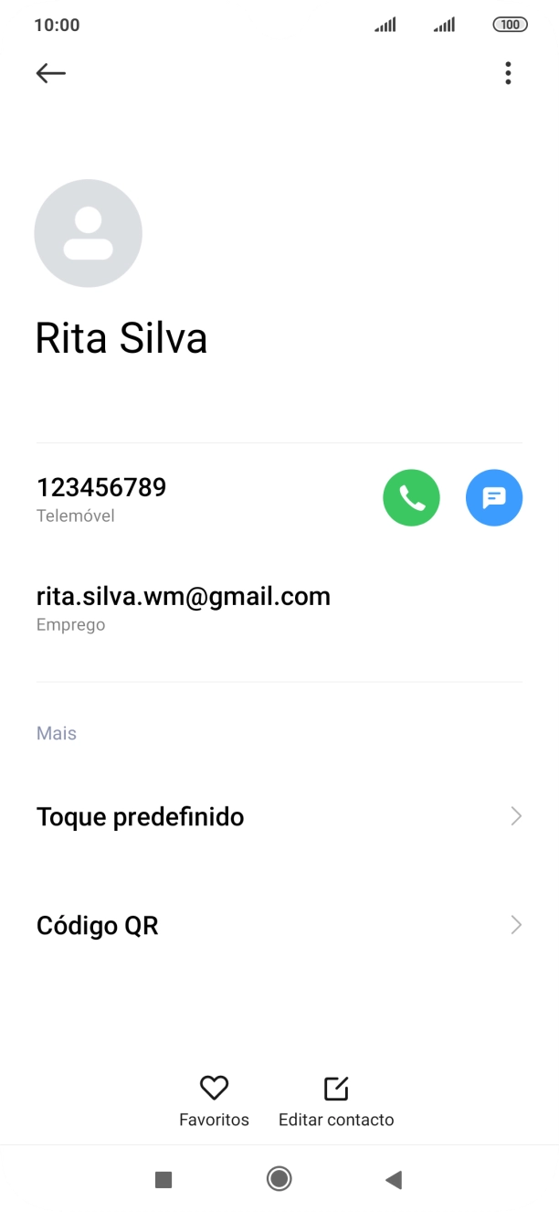 Prima o número pretendido.