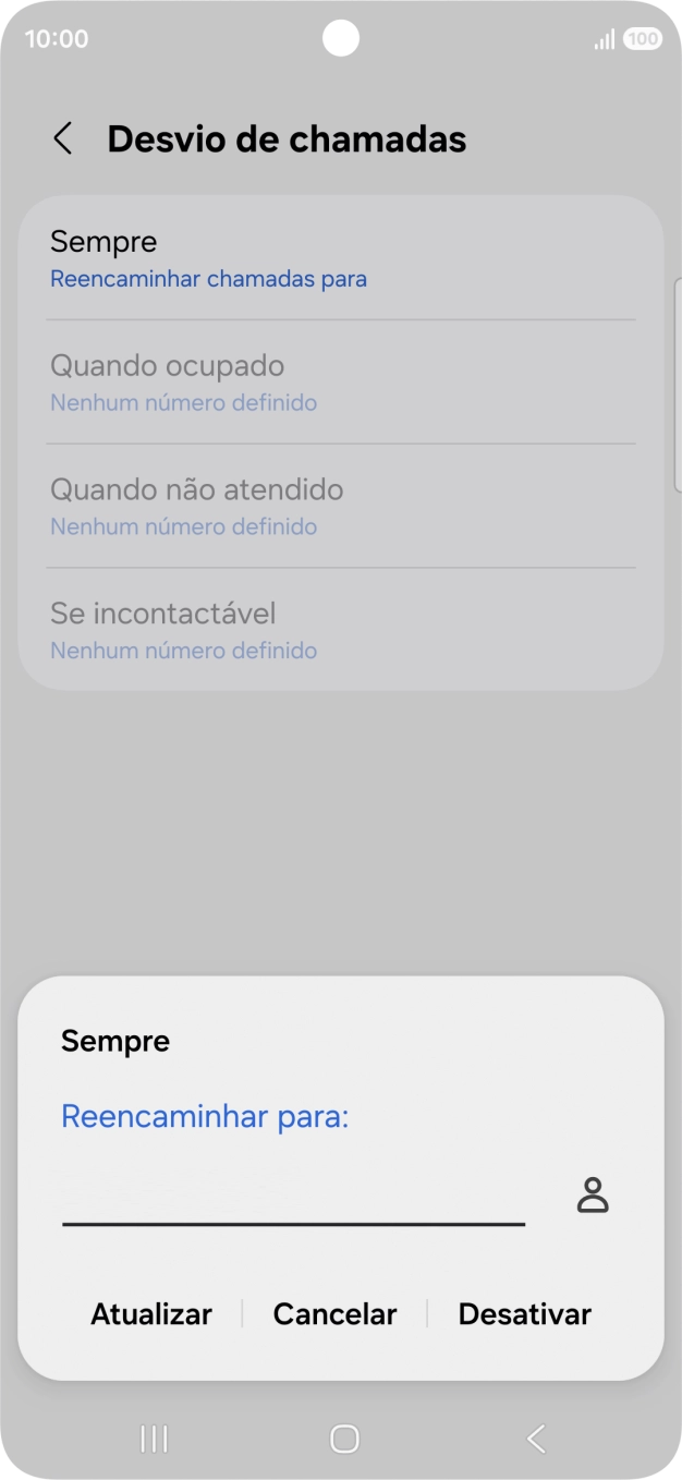 Prima Desativar.