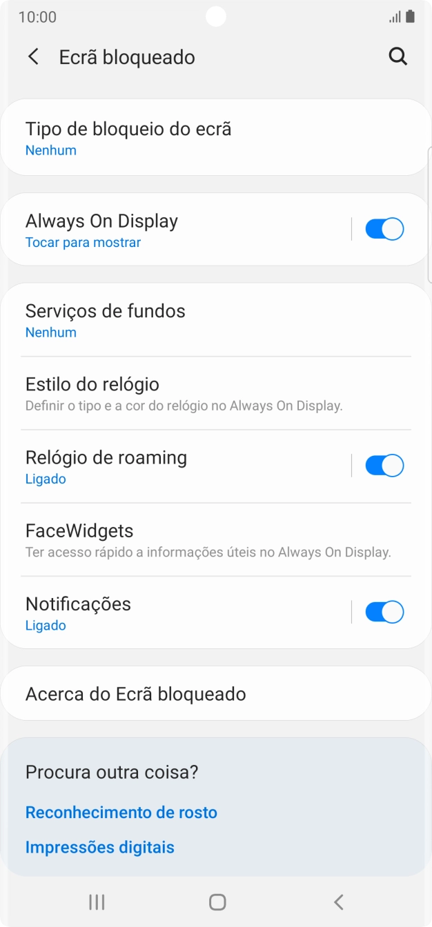 Prima a tecla de início para terminar e voltar ao ecrã inicial.