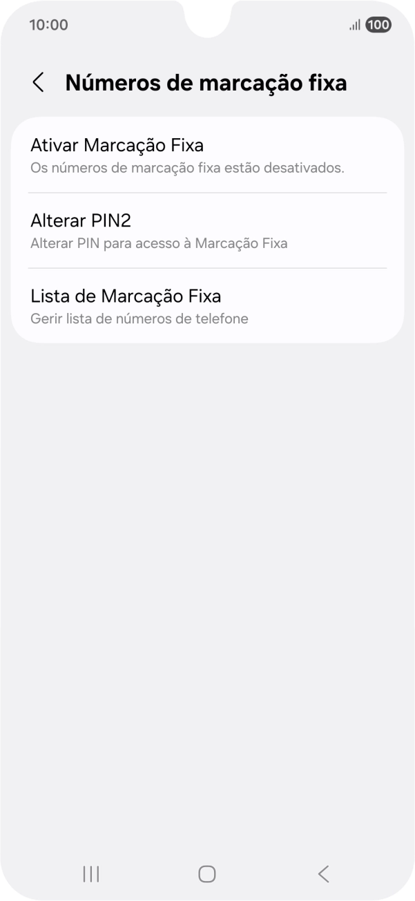 Prima Ativar Marcação Fixa.