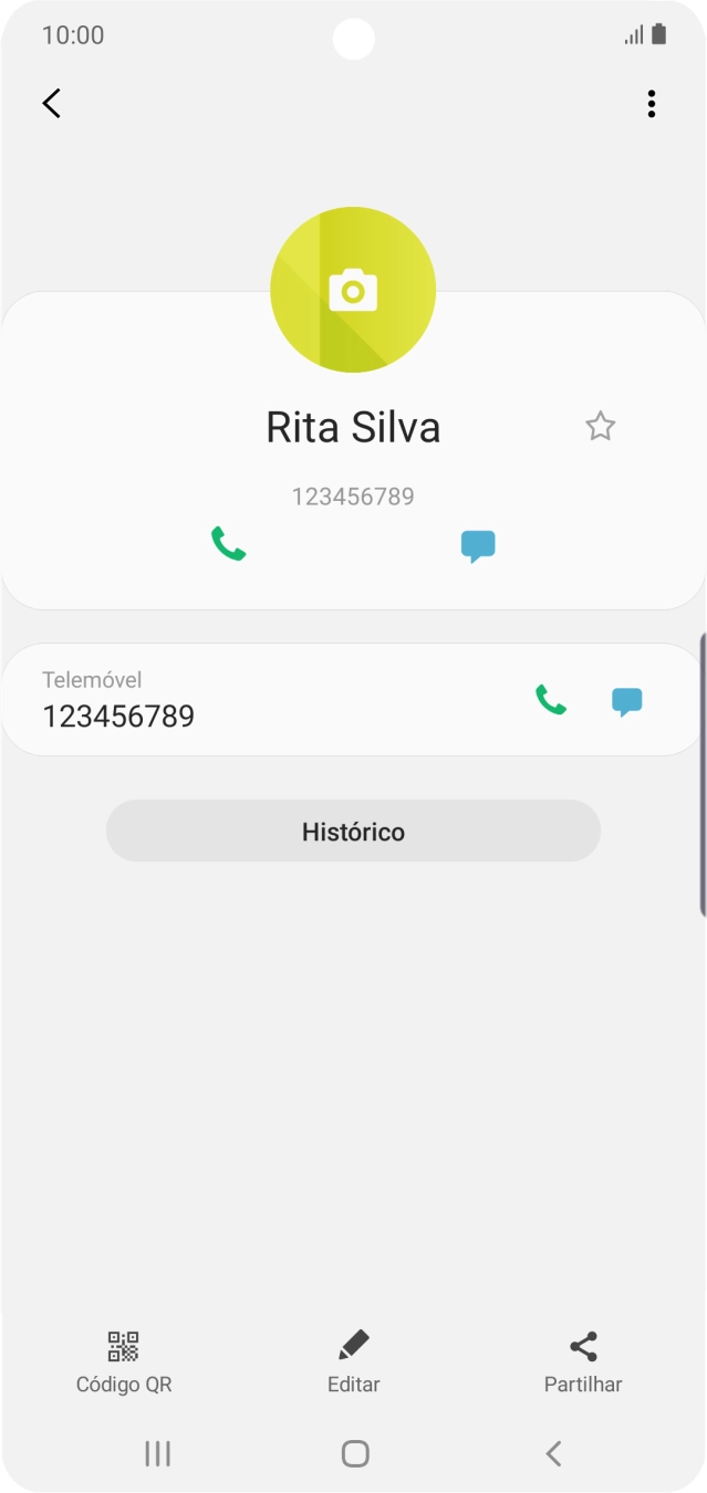 Prima a tecla de início para terminar e voltar ao ecrã inicial.