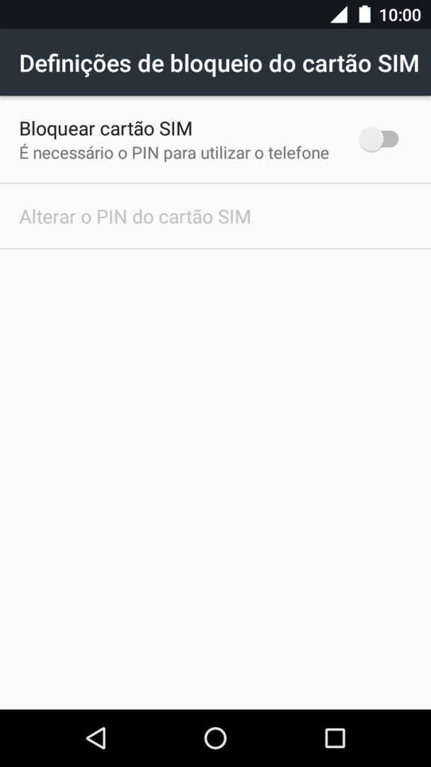 Prima a tecla de início para terminar e voltar ao ecrã inicial.