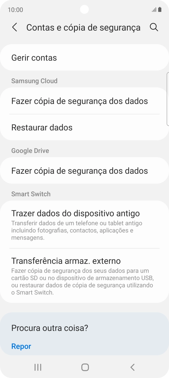 Prima Gerir contas.