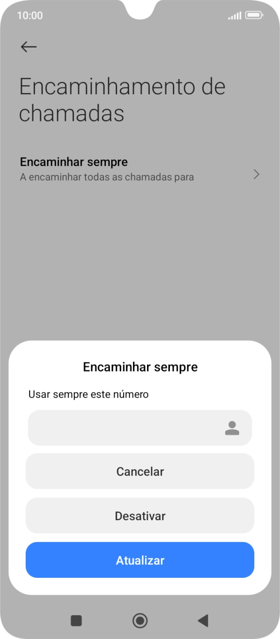 Prima Desativar.
