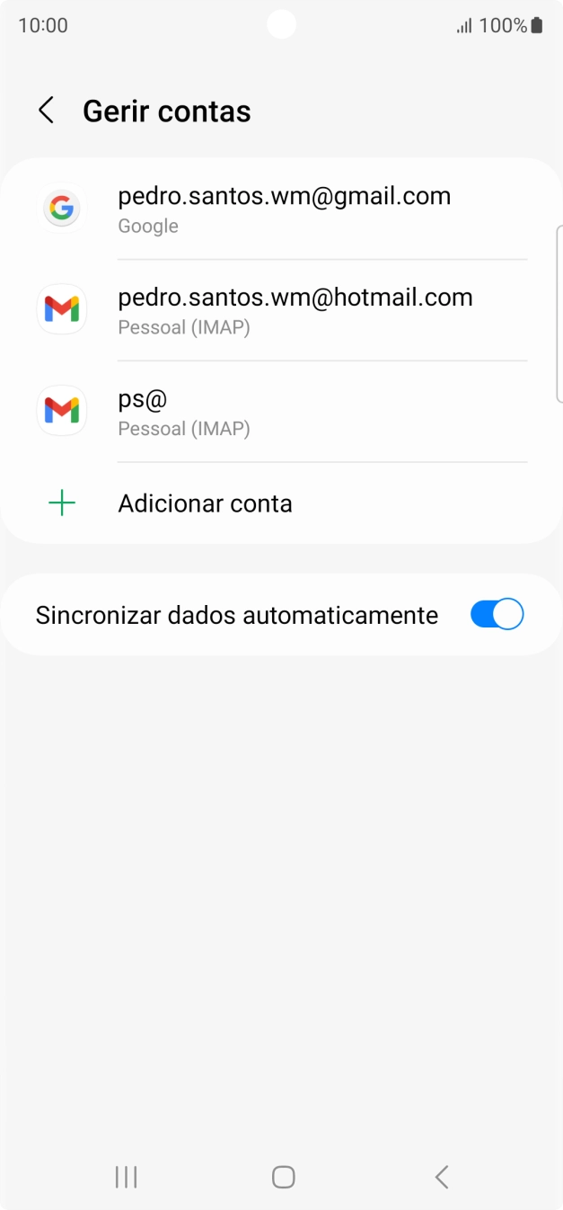 Prima a tecla de início para terminar e voltar ao ecrã inicial.