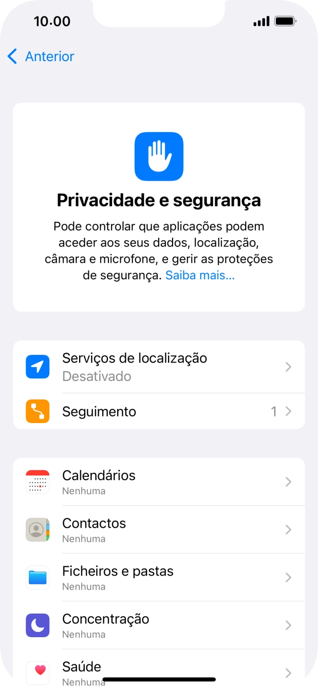 Prima Serviços de localização.