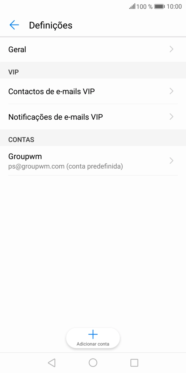 Prima a conta pretendida.